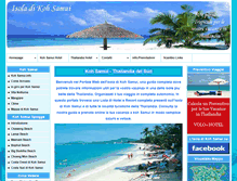 Tablet Screenshot of isoladikohsamui.it